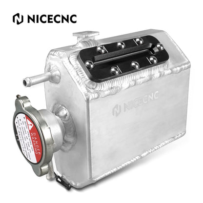 NICECNC Aluminum Coolant Reservoir with Sight Window for Can-Am Maverick X3 & Defender
