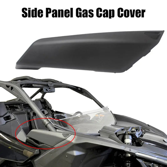 Right Side Lateral Panel with Gas Cap Cover, Black for Can-Am Maverick X3 (2017–2026)