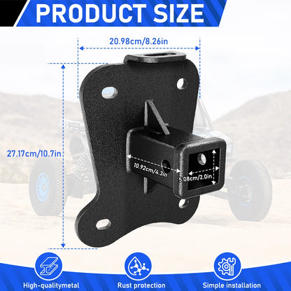 2-Inch Heavy-Duty Rear Receiver Hitch for Polaris RZR Pro R (2022–2024)