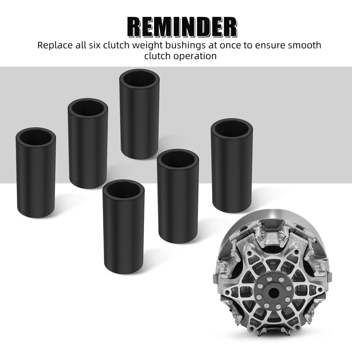 Primary Clutch Weight Bushing Kit for Can-Am Maverick X3, Maverick Trail & More