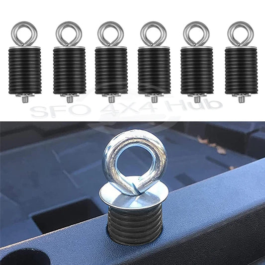 Cargo Bed Tie-Down Anchors (6-Pack) for Polaris General, Ranger XP 1000 & More