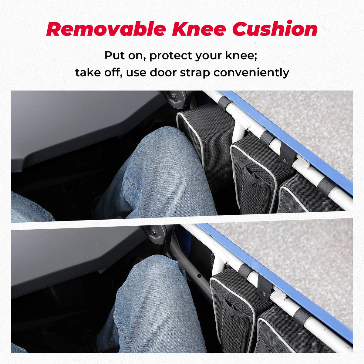 Side Door Storage Bags with Knee Pads, 2/4-Door for Can-Am Maverick X3 (2017–2026)
