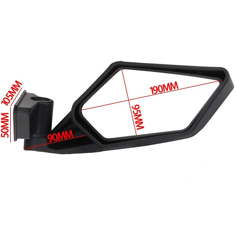 Adjustable Side View Rearview Mirrors for Can-Am Maverick X3 (2017–2021)