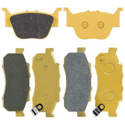 Front and Rear Ceramic Brake Pad Set for Honda Pioneer 700 & Pioneer 500