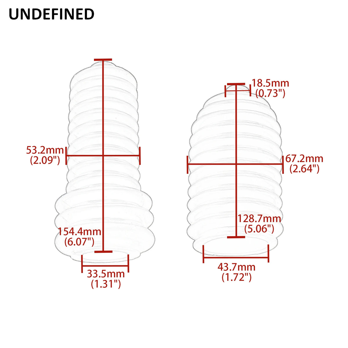 Rubber Steering Rack Boot Replacement Set for Polaris RZR 570, RZR 900 & Ranger 570