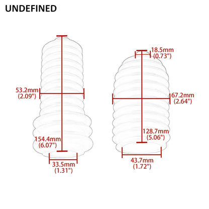 Rubber Steering Rack Boot Replacement Set for Polaris RZR 570, RZR 900 & Ranger 570