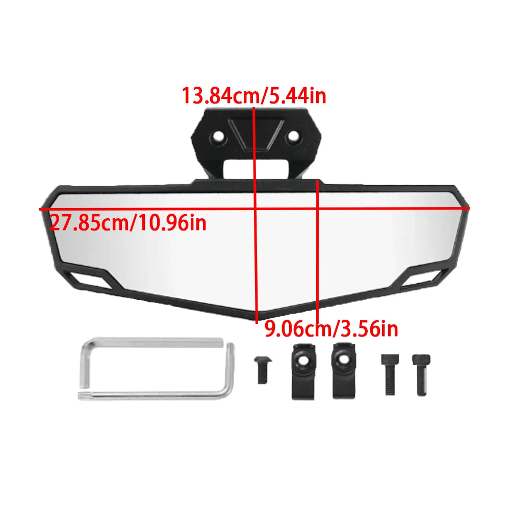 Convex Center Rear View Mirror for Polaris RZR Pro XP & RZR Turbo R