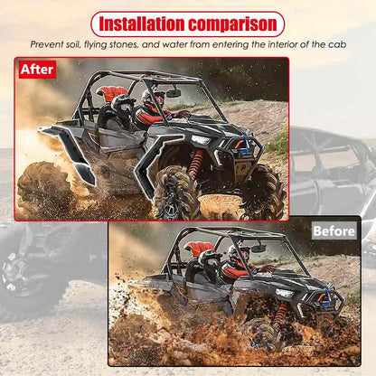 Outer Fender Flare Extensions Splash Shield Set for Can-Am Maverick X3 (2017–2023)
