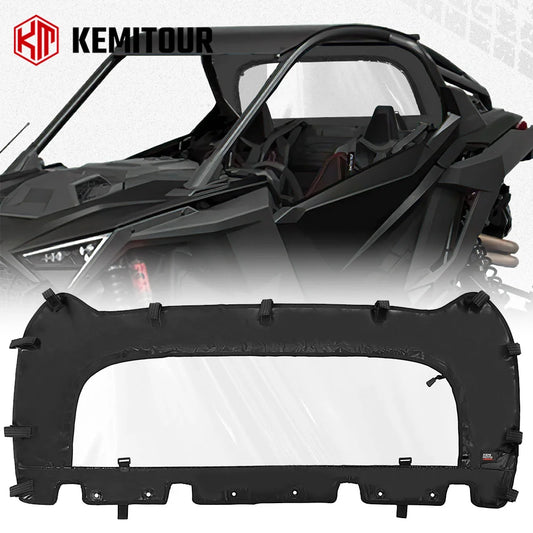 KEMIMOTO Waterproof PVC Soft Rear Windshield for Polaris RZR Pro R (2022–2024)