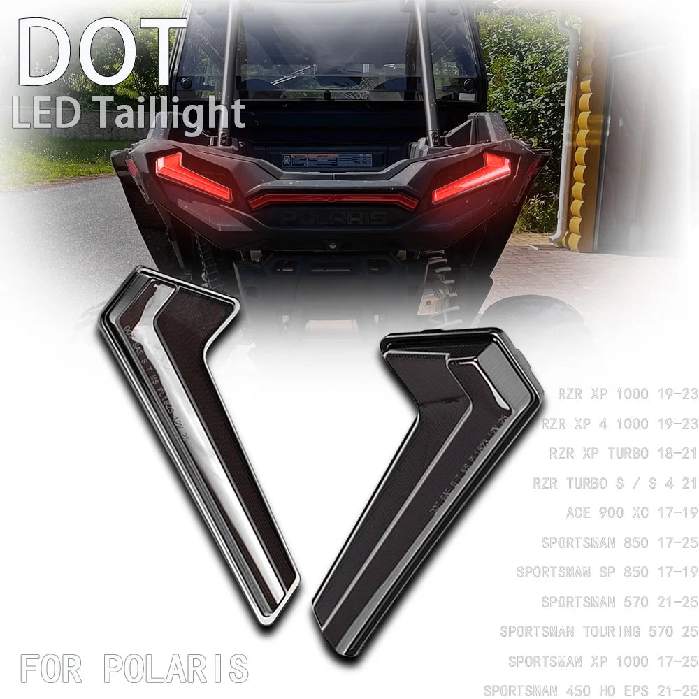 DOT LED Rear Tail Brake Light Lamp for Polaris RZR XP 1000 & RZR XP Turbo