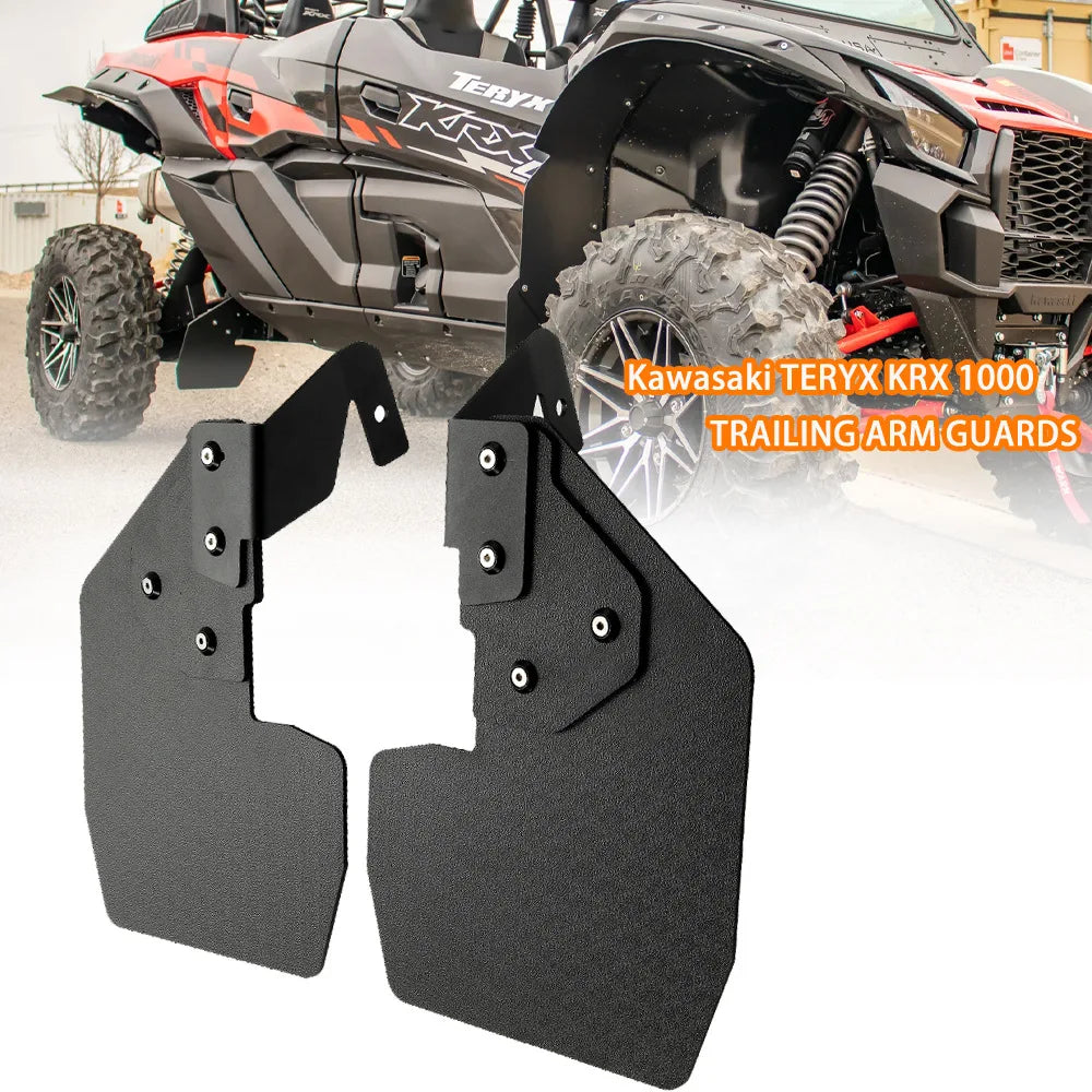 Rear Mud Flaps, Black (Pair) for Kawasaki Teryx KRX 1000 (2020–2026)