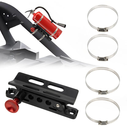 Quick-Release Fire Extinguisher Mount Kit, Red for UTV & SXS