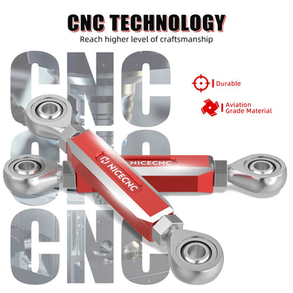 NICECNC Front Sway Bar Link Kit for Polaris RZR XP Turbo, RZR XP 1000 & More