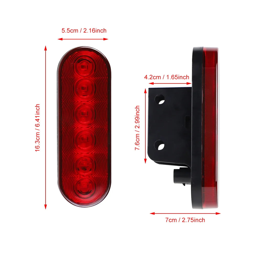 LED Brake Tail Light Assembly, Single for Can-Am Defender & Maverick Trail