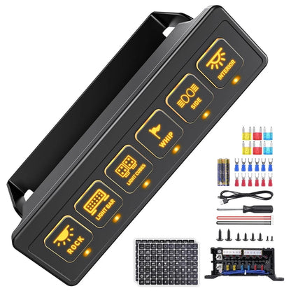MICTUNING Wireless Switch Panel (4 or 6 Gang) for UTV & SXS