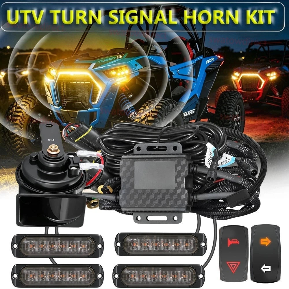 Self-Canceling Street Legal Turn Signal and Horn Kit for UTV & SXS
