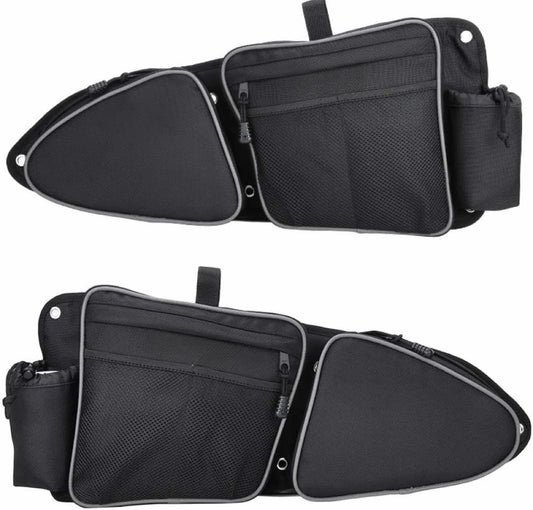 Front Door Storage Bags with Knee Pads for Polaris RZR XP 1000 & RZR 900