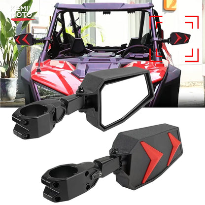 Universal Bar-End Side Rearview Mirror for UTV & SXS