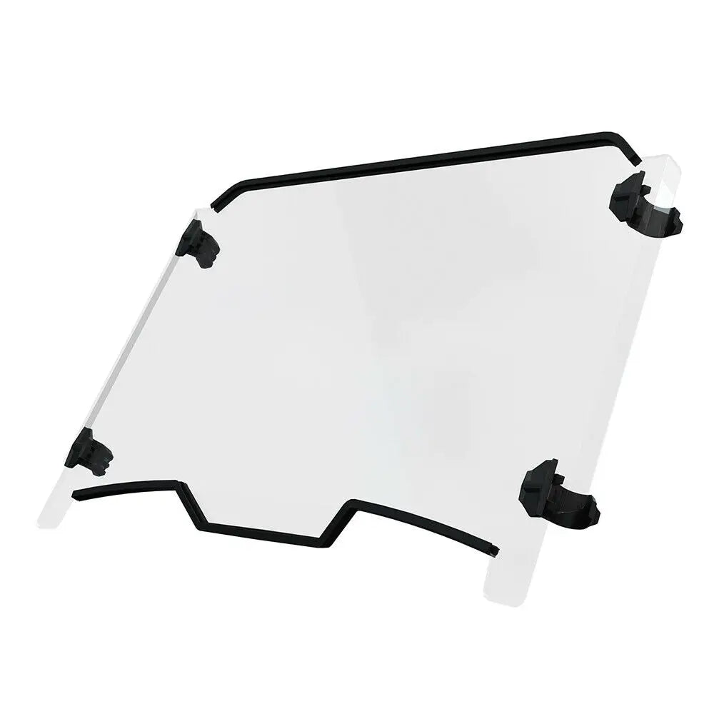 Clear Full Windshield with Clamps, Scratch-Resistant for Polaris RZR XP 1000 (2019–2021)