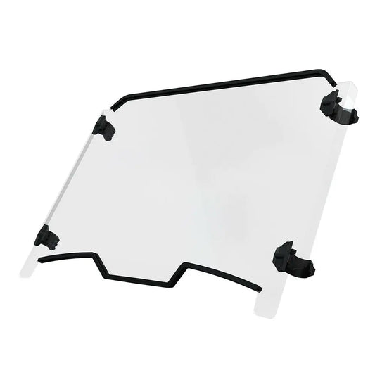 Clear Full Windshield with Clamps, Scratch-Resistant for Polaris RZR XP 1000 (2019–2021)