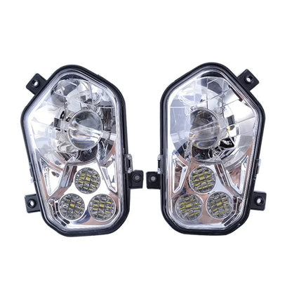 Left and Right H4 LED Headlight Kit for Polaris RZR 570 & RZR 900