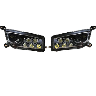 LED Headlight Kit, 30W High and 20W Low Beam for Polaris RZR 900, General & RZR XP 1000