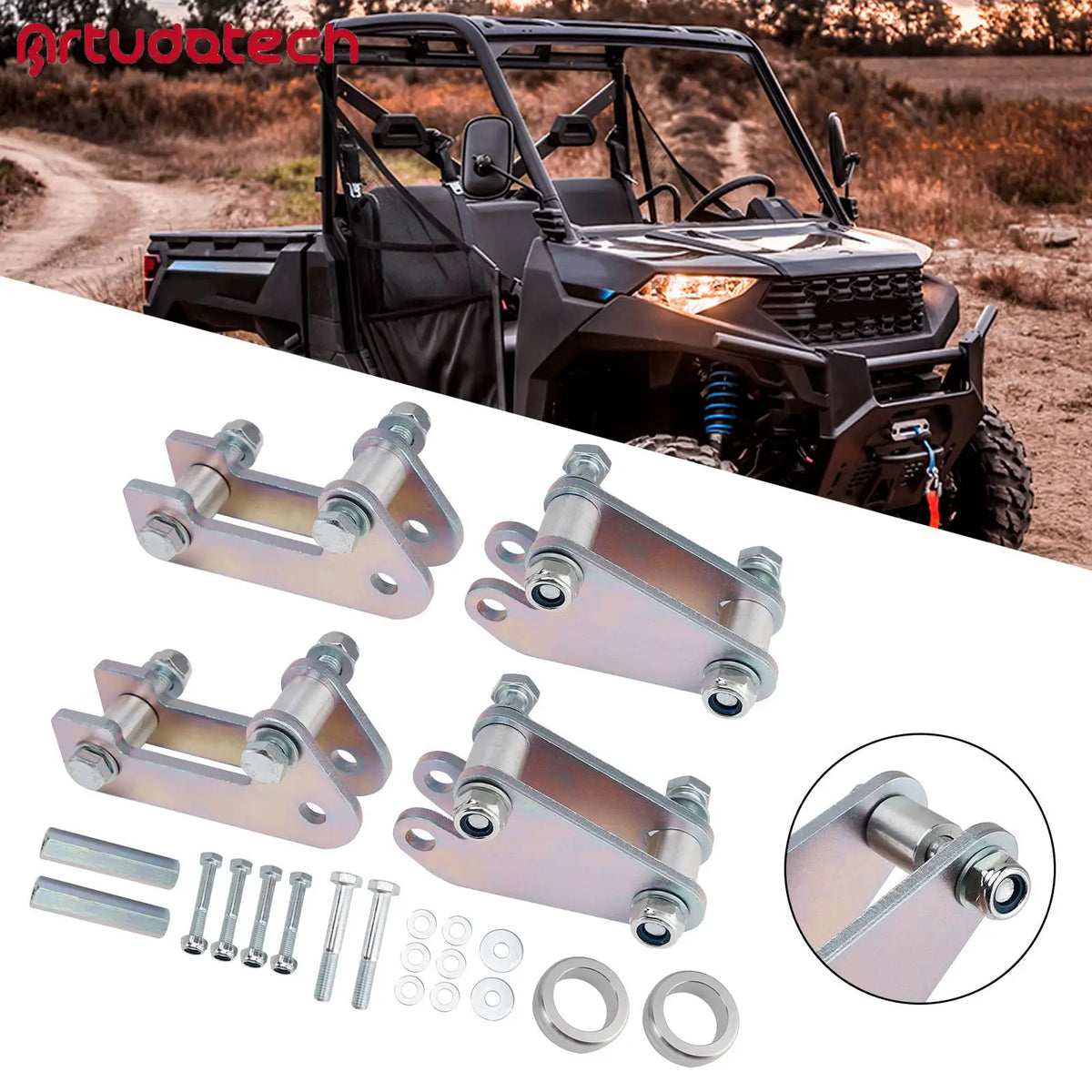 3-Inch Front and Rear Suspension Lift Kit for Polaris Ranger XP 1000 (2018–2025)