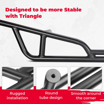 2-Door Steel Nerf Bars and Rock Sliders for Can-Am Maverick X3 (2017–2025)