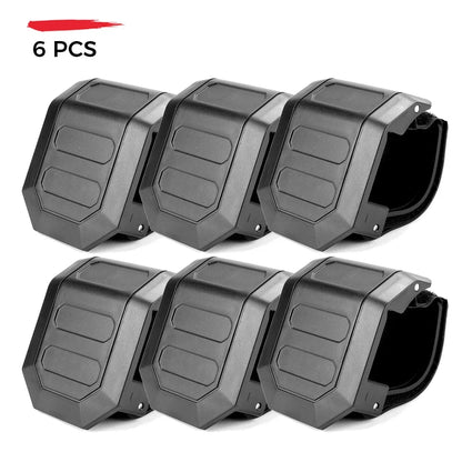 Heavy-Duty Windshield Tube Clamps, 1.5–2 Inch (2-Pack) for UTV & SXS