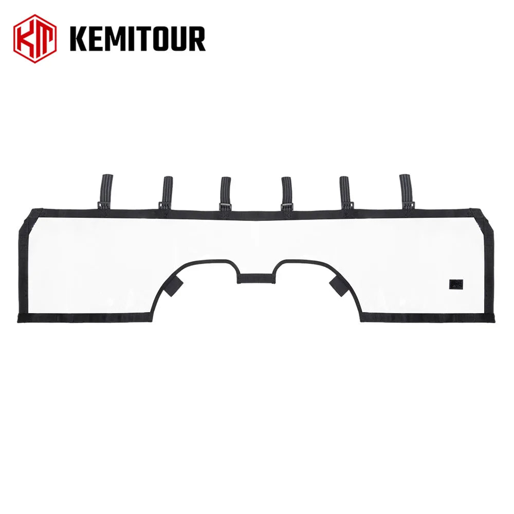 Clear Soft Rear Windshield, 0.8mm PVC for Can-Am Maverick R (2024–2026)