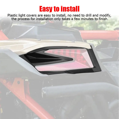ABS Rear Brake Taillight Covers (Pair) for Can-Am Maverick X3 (2021–2025)