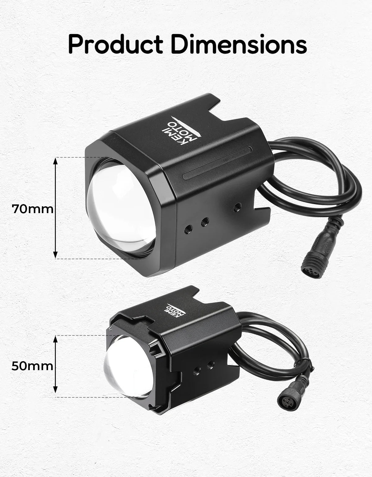 LED Whip Lights with Rocker Switch for UTV & SXS