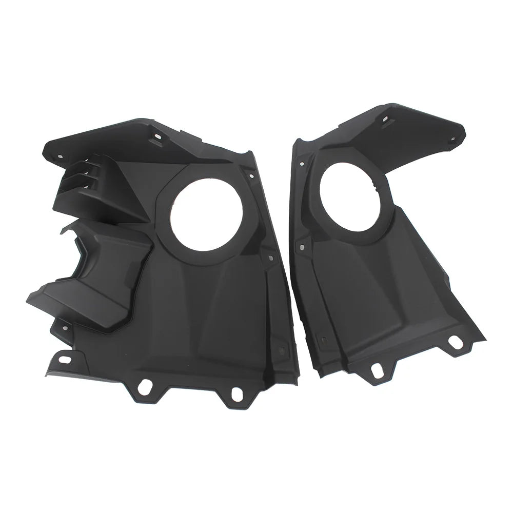 Front Dash Speaker Panels, Black (Pair) for Can-Am Maverick X3 (2017–2023)