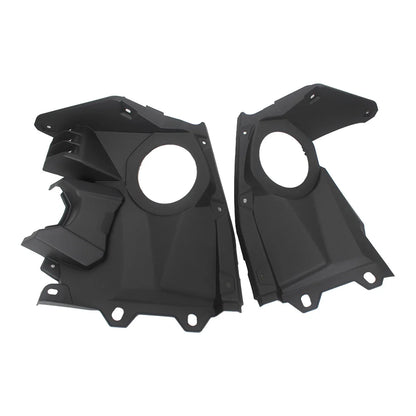 Front Dash Speaker Panels, Black (Pair) for Can-Am Maverick X3 (2017–2023)