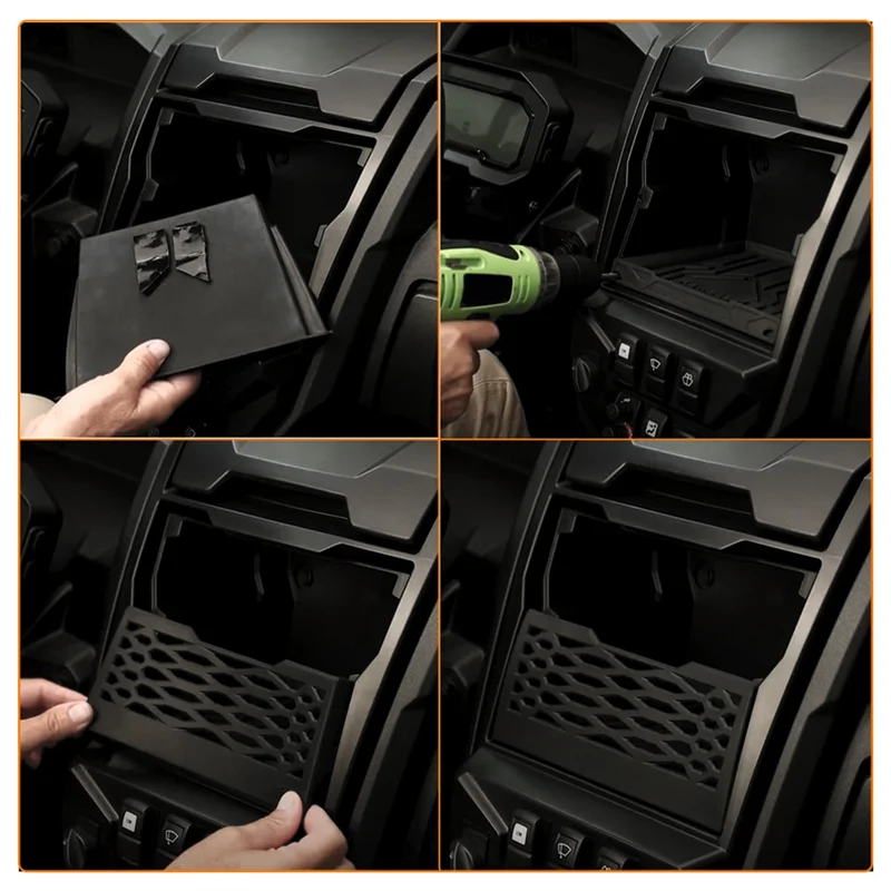 Under-Dash Net with Anti-Slip Tray for Kawasaki Teryx KRX 1000 (2020–2025)