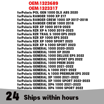 Primary Drive Clutch Assembly for Polaris Ranger XP 1000, RZR XP 1000 & General