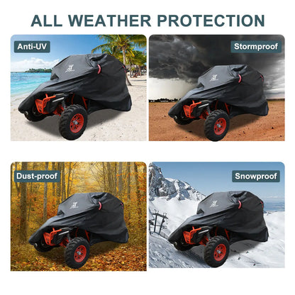 210D Oxford Waterproof Storage Cover, 2/4-Door for UTV & SXS