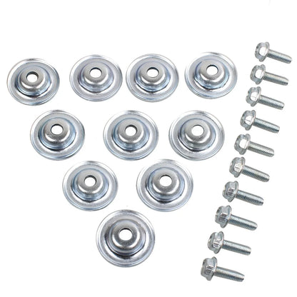 Skid Plate Washer and Bolt Kit, 10-Piece for Polaris RZR 570, RZR 900 & RZR XP 1000