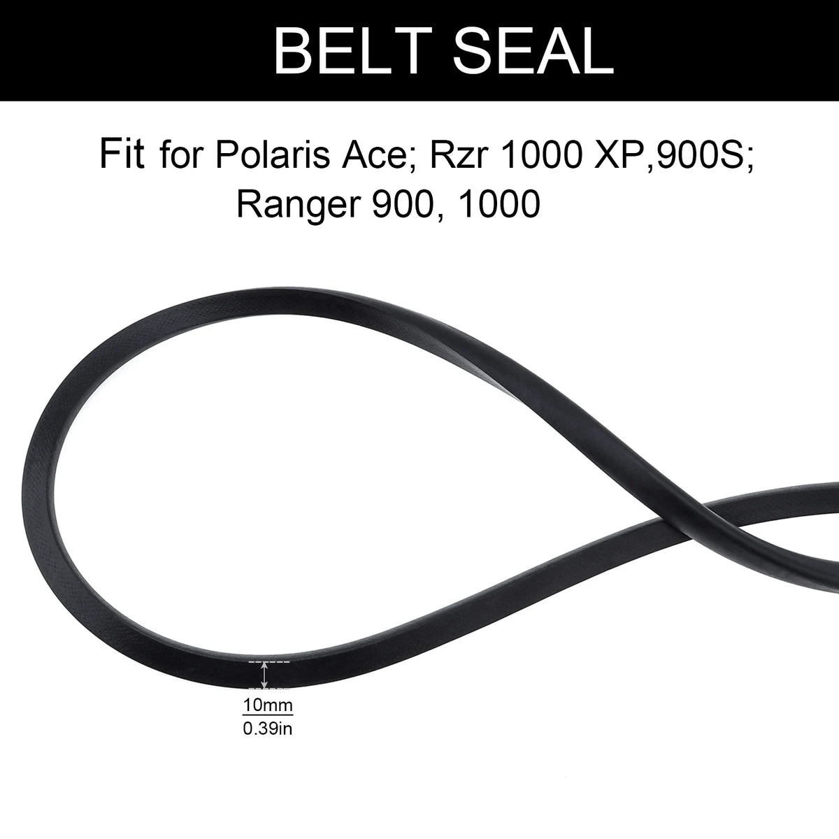 Clutch Cover Belt Box Rubber Seal for Polaris RZR 900, RZR XP 1000 & More