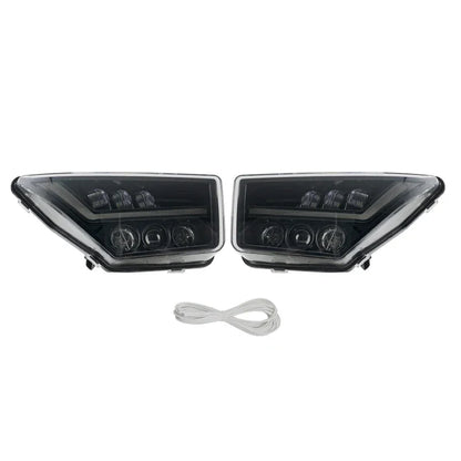 LED Headlights with Amber Chase Turn Signals for Kawasaki Teryx KRX 1000 (2020–2025)