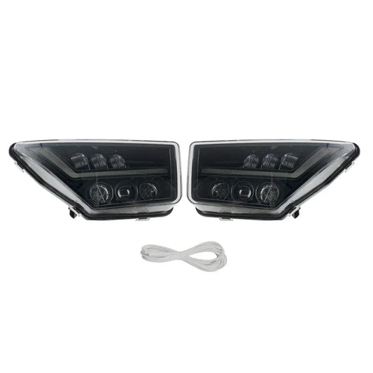 LED Headlights with Amber Chase Turn Signals for Kawasaki Teryx KRX 1000 (2020–2025)