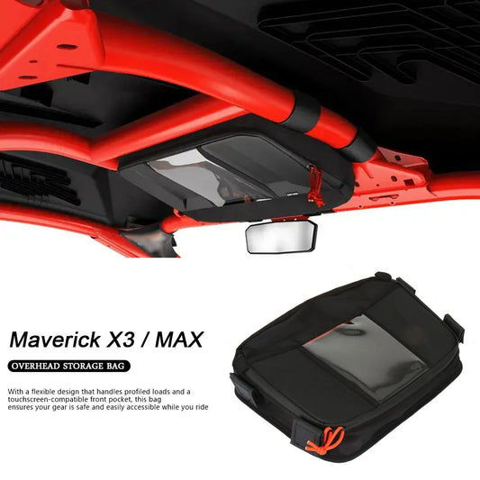 Overhead Center Roof Storage and Map Bag for Can-Am Maverick X3 (2017–2026)