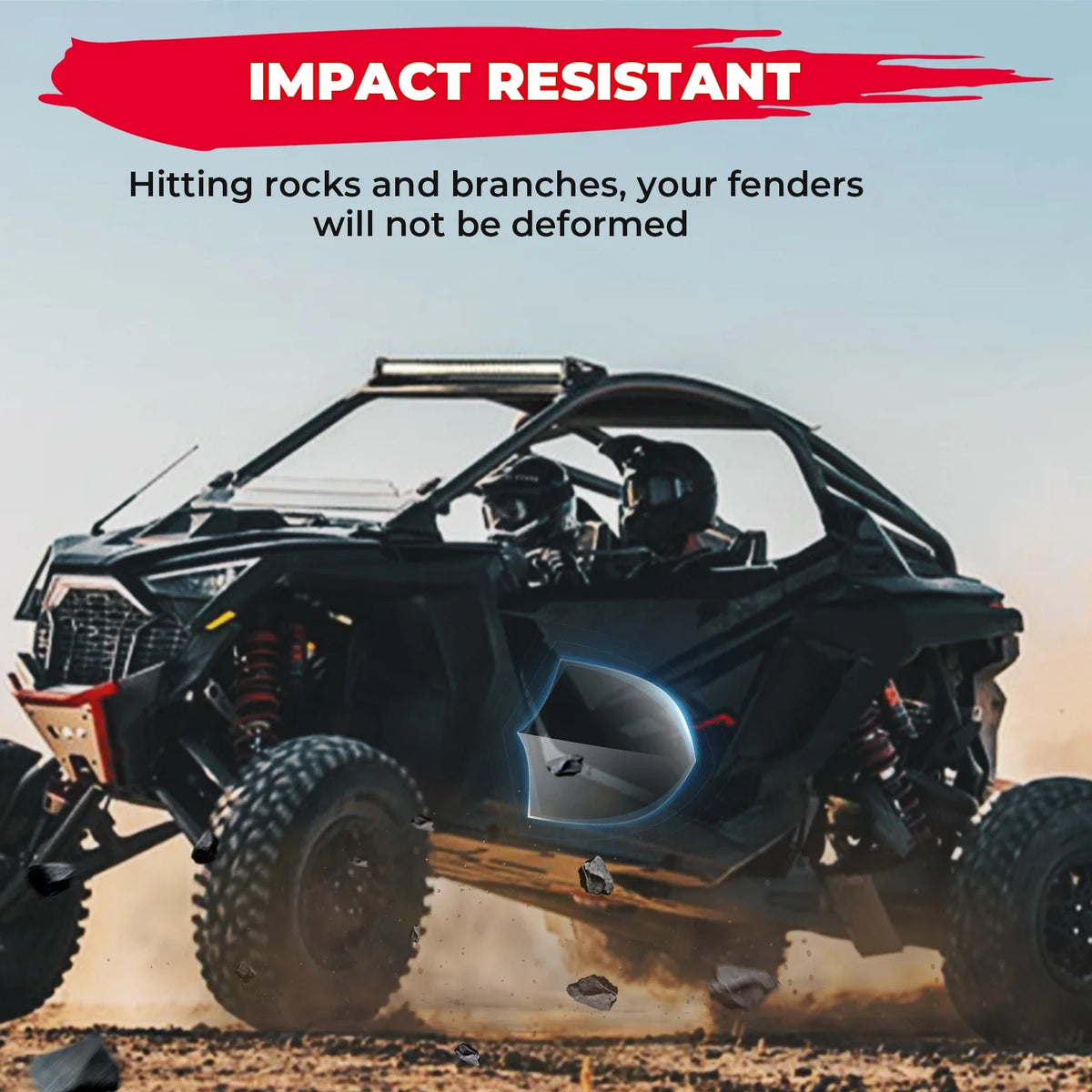 Metal Lower Door Panel Insert Kit, Black for Polaris RZR Pro XP, RZR Pro R & RZR Turbo R