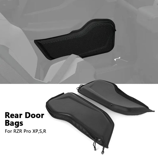 6-Quart Waterproof Rear Door Storage Bags for Polaris RZR Pro XP & RZR Pro R