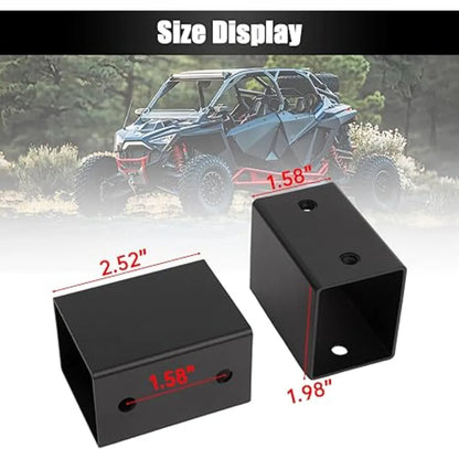 Driver Seat Riser Kit (+2 in) for Polaris RZR Pro XP, RZR Pro R & RZR Turbo R