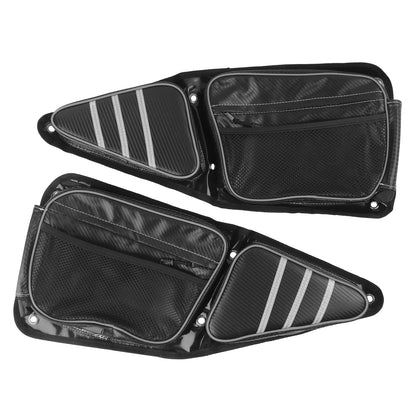 Front Door Storage Bags with Knee Pads, Left & Right for Polaris RZR XP 1000 & RZR 900