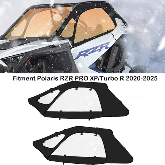 Waterproof Soft Upper Door Kit, 2-Seat for Polaris RZR Pro XP & RZR Turbo R