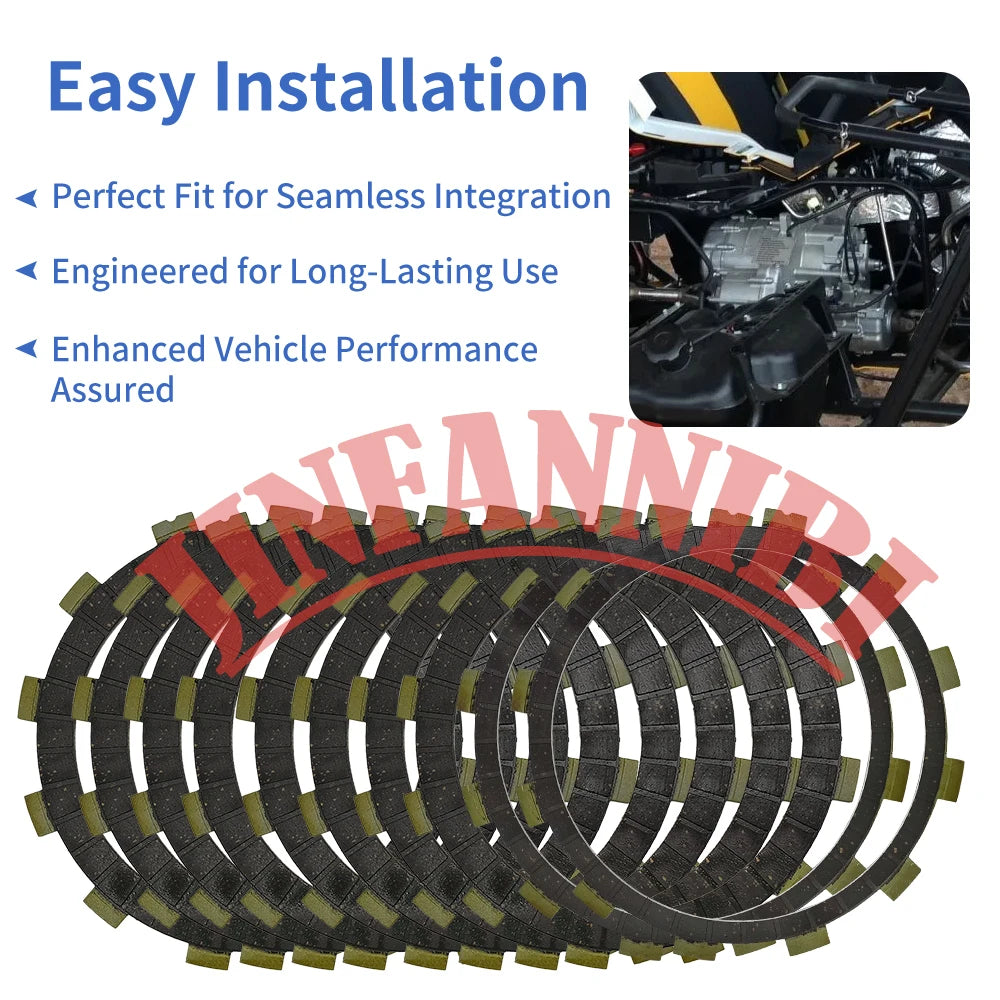 Clutch Friction and Steel Plates Kit for Yamaha YXZ1000R (2016–2024)