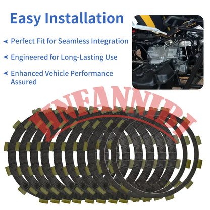 Clutch Friction and Steel Plates Kit for Yamaha YXZ1000R (2016–2024)