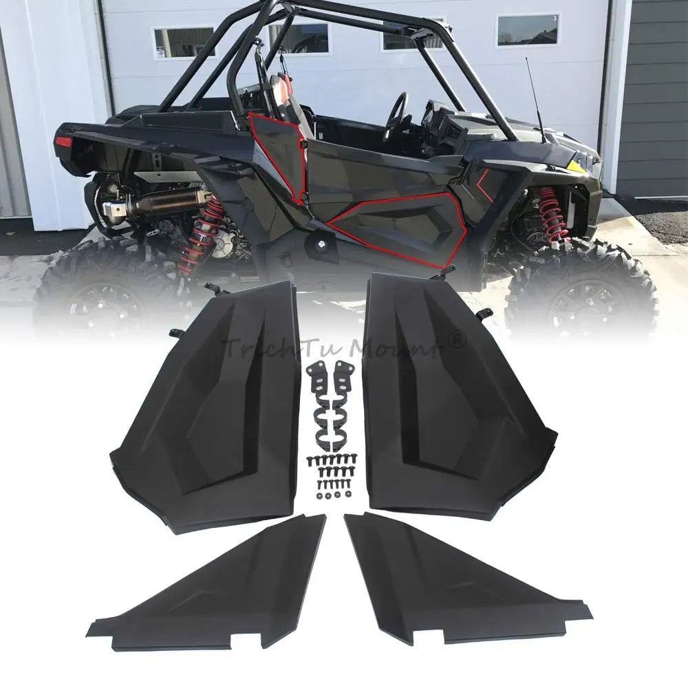 Front Lower Door Panel Insert Kit for Polaris RZR XP 1000, RZR XP Turbo & More